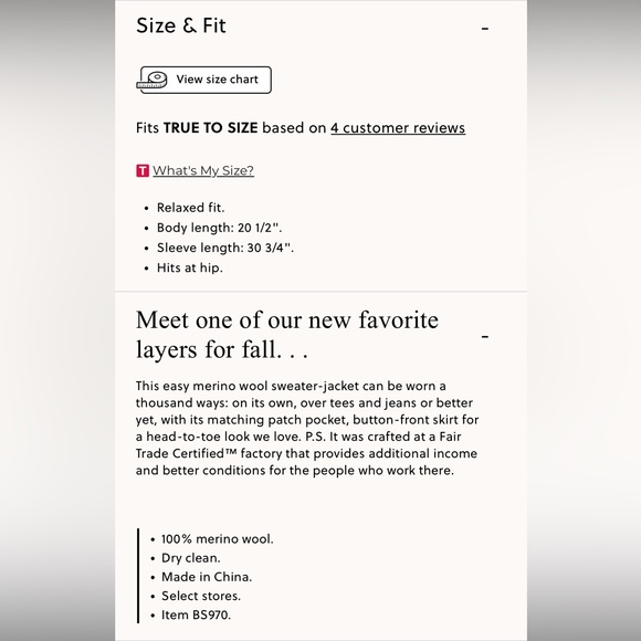 NWOT J.Crew Merino wool patch-pocket sweater-jacket - Picture 5 of 6